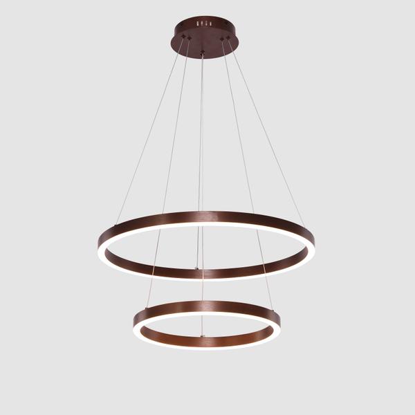 Riva 2 ringen hanglamp Brown — hanglampen bij Lumera Living