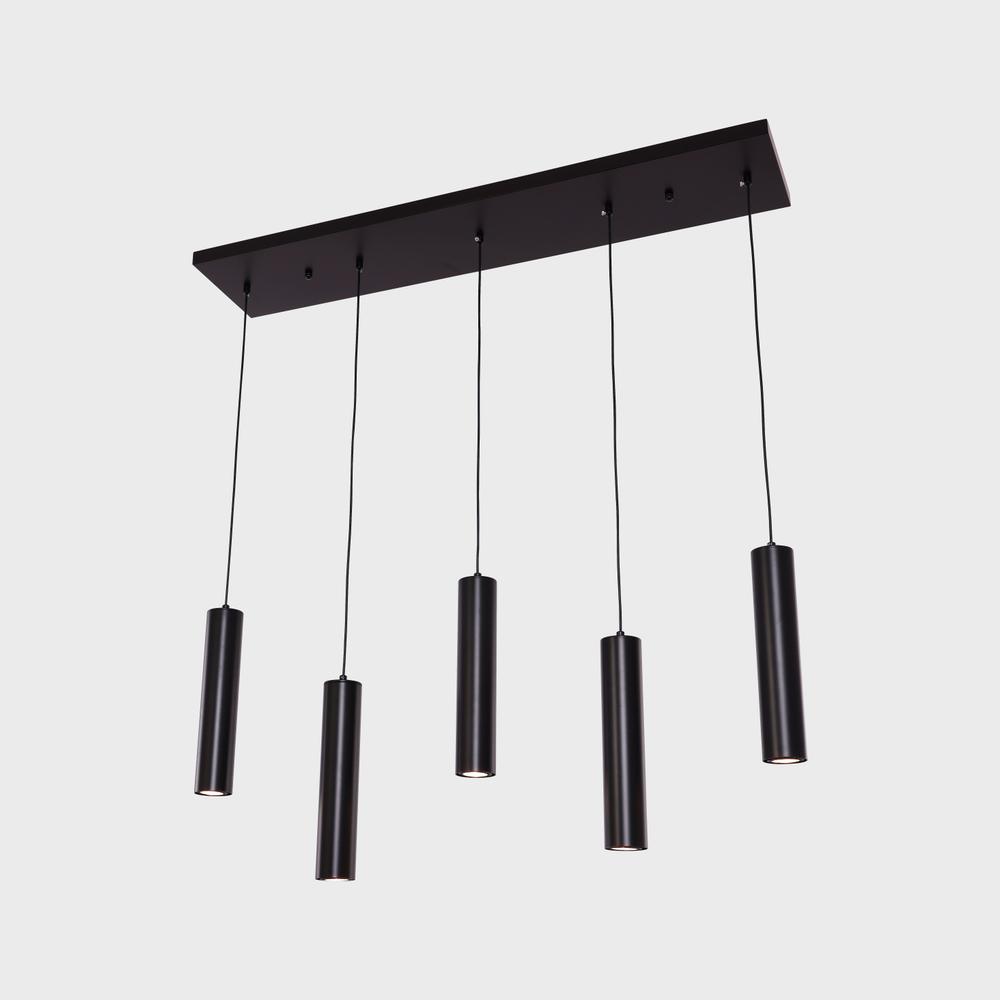 Roma hanglamp Straight Black — Hanglampen van Lumera Living