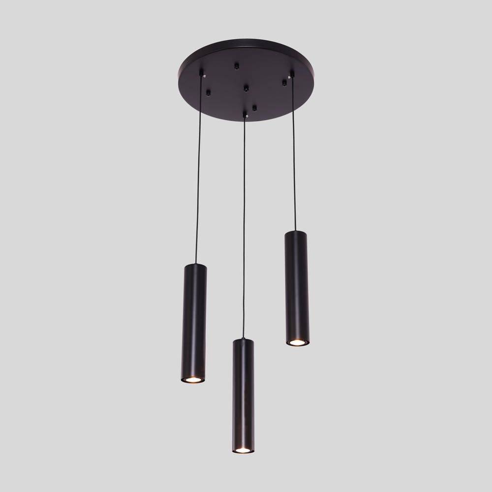 Roma Hanglamp 3 Black — Hanglampen van Lumera Living