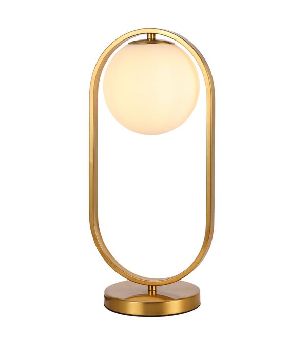 Oval Luxe Tafellamp Goud — tafellampen bij Lumera Living